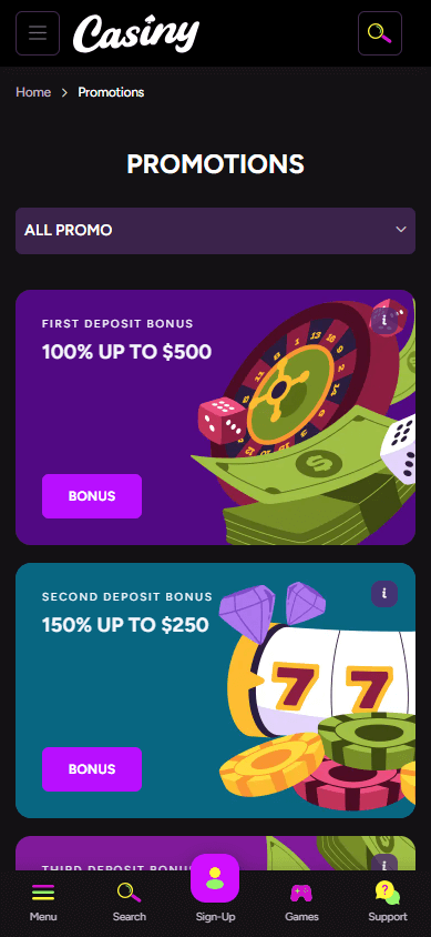 Exploring the Exciting Casiny Casino No Deposit Bonus 16